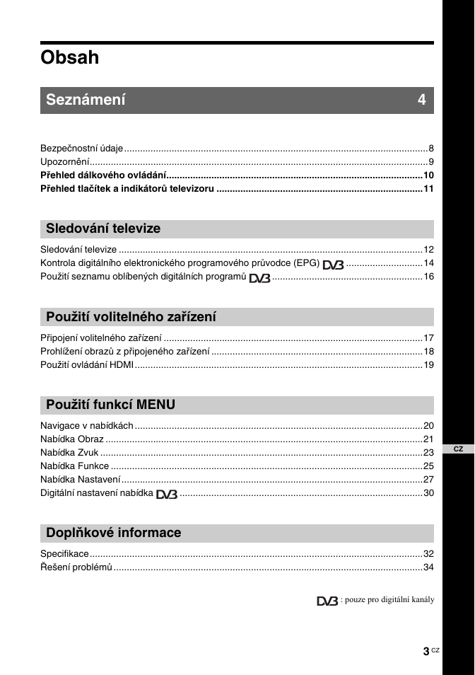 Sony BRAVIA KDL-26T30 User Manual | Page 105 / 204