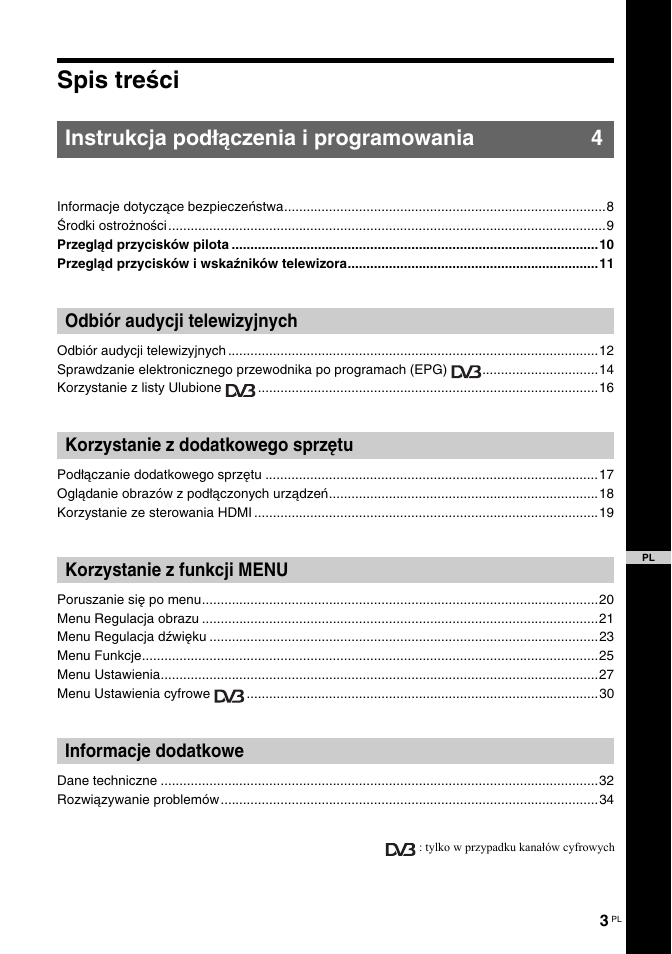 Sony BRAVIA KDL-26T30 User Manual | Page 71 / 204