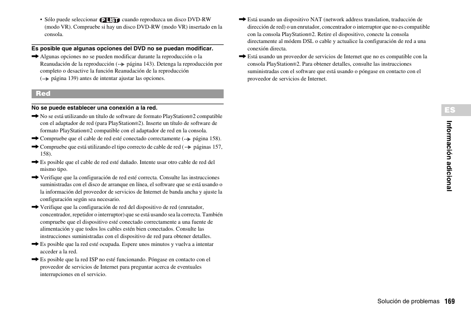 Sony PS 2 SCPH-77001CB User Manual | Page 169 / 172