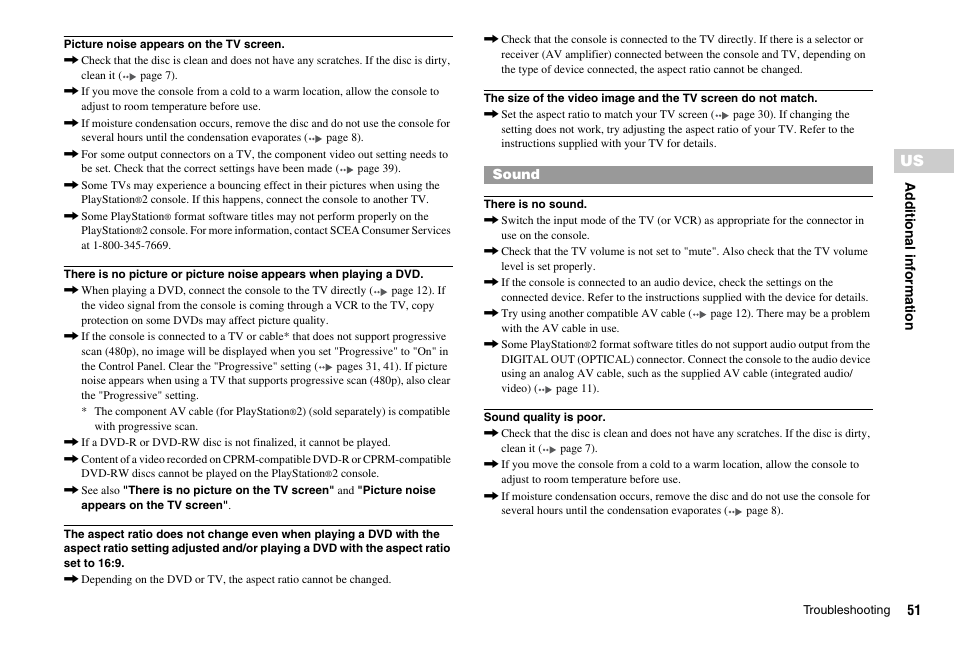 Sony PS 2 SCPH-77001CB User Manual | Page 51 / 172