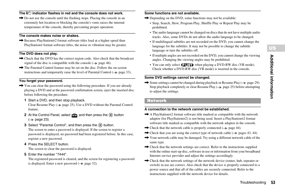 Sony PS 2 SCPH-77001CB User Manual | Page 53 / 172