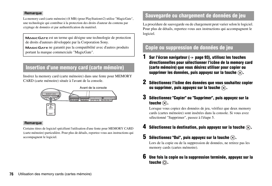 Sony PS 2 SCPH-77001CB User Manual | Page 76 / 172