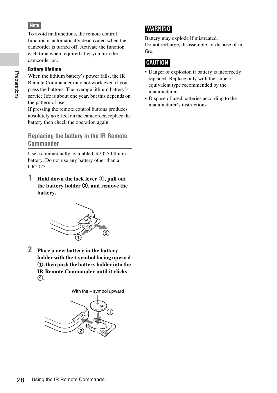 Sony XDCAM EX PMW-EX1 User Manual | Page 28 / 132