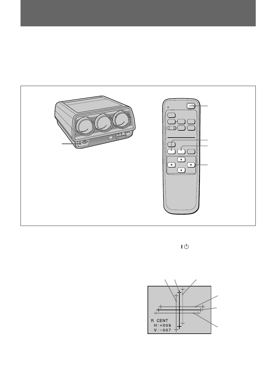 Centering adjustment | Sony VPH-V20M User Manual | Page 18 / 32