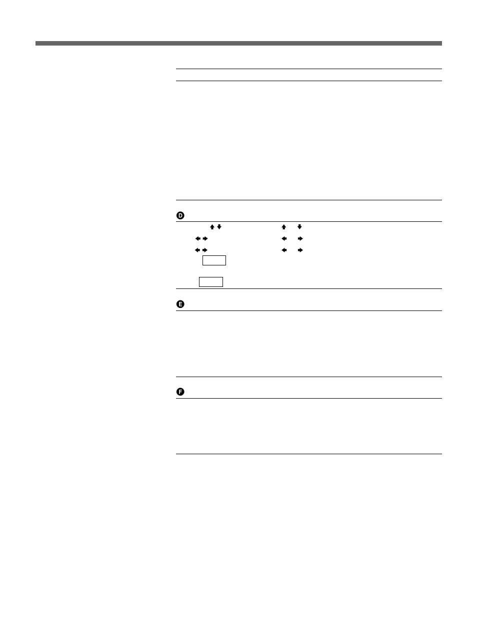 List of the messages | Sony VPH-V20M User Manual | Page 28 / 32