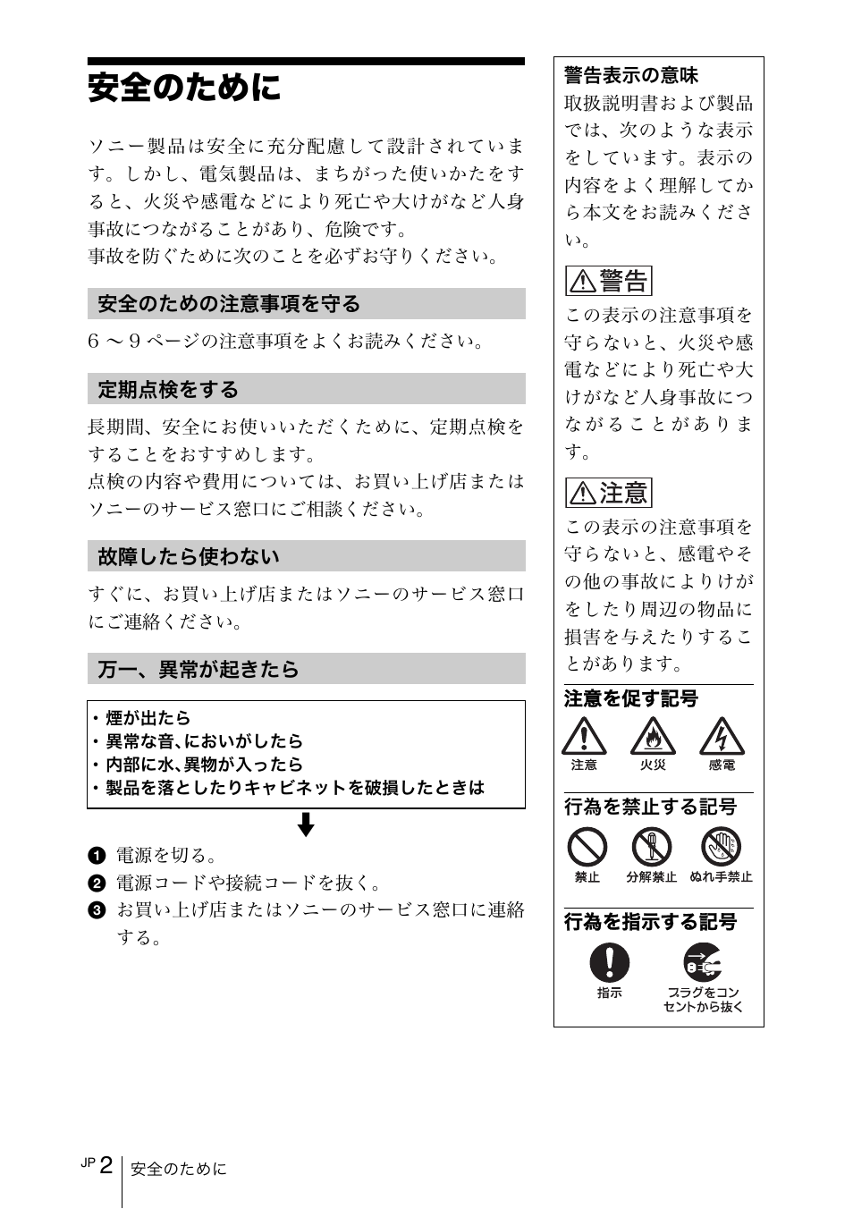 操作ガイド, Пɂȳɔⱦ | Sony PCS-11 User Manual | Page 2 / 156