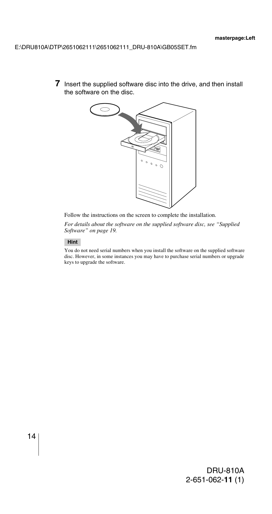 Sony DRU-810A User Manual | Page 14 / 36
