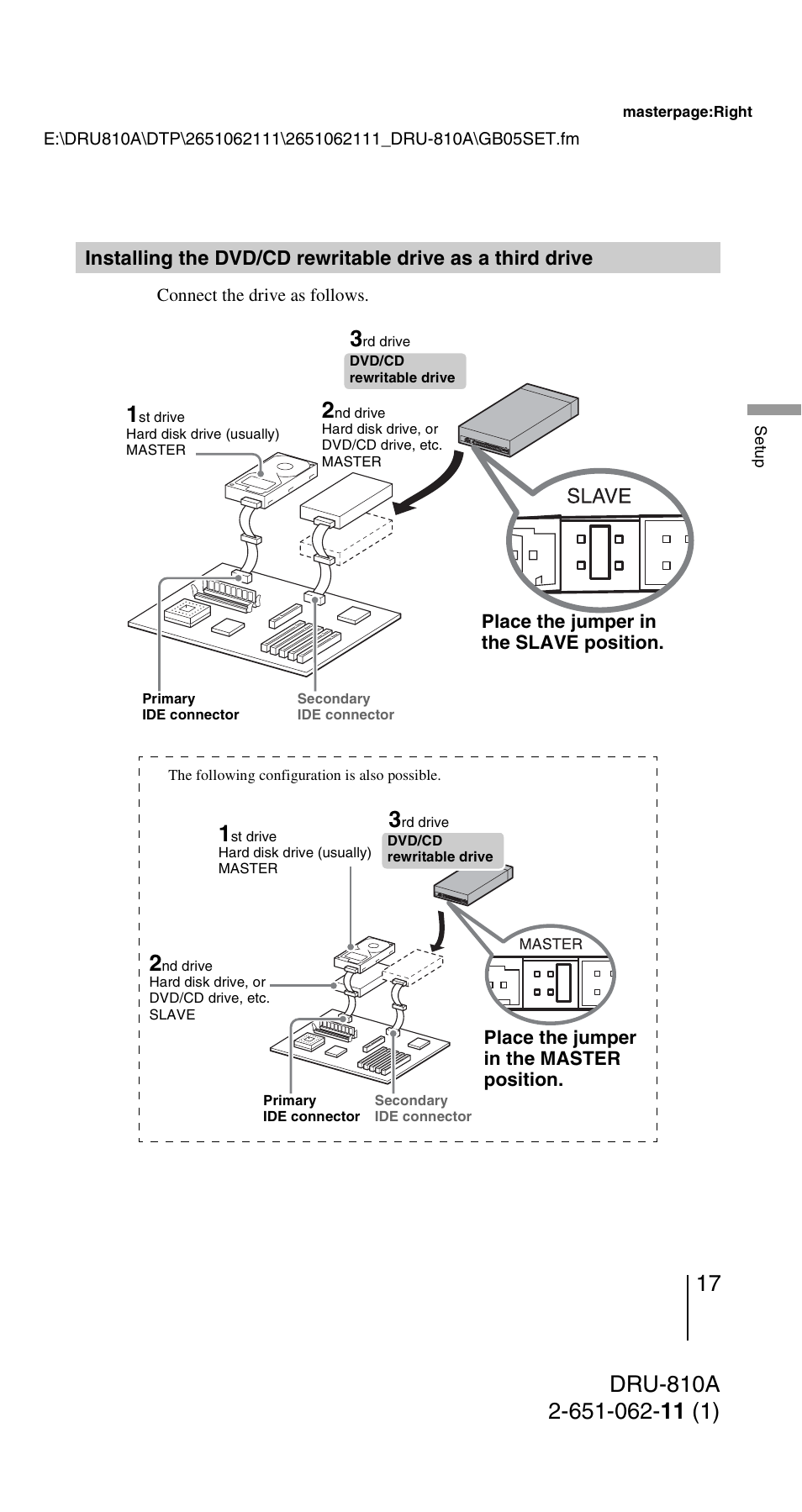 Sony DRU-810A User Manual | Page 17 / 36