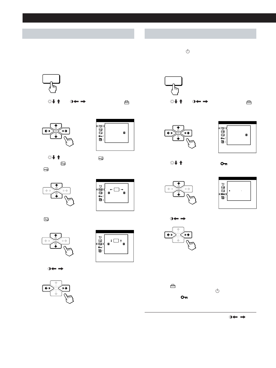 Locking the controls | Sony CPD-200GS User Manual | Page 14 / 57
