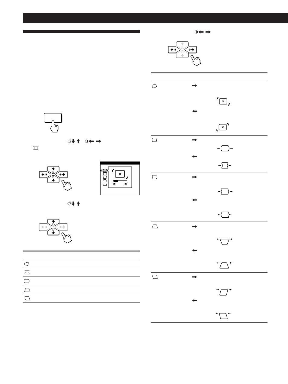 Uso de la indicación en pantalla geom (geometría), Personalización del monitor | Sony CPD-200GS User Manual | Page 46 / 57