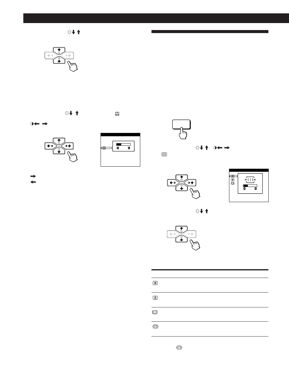 Uso de la indicación en pantalla pantal (pantalla), Personalización del monitor | Sony CPD-200GS User Manual | Page 48 / 57