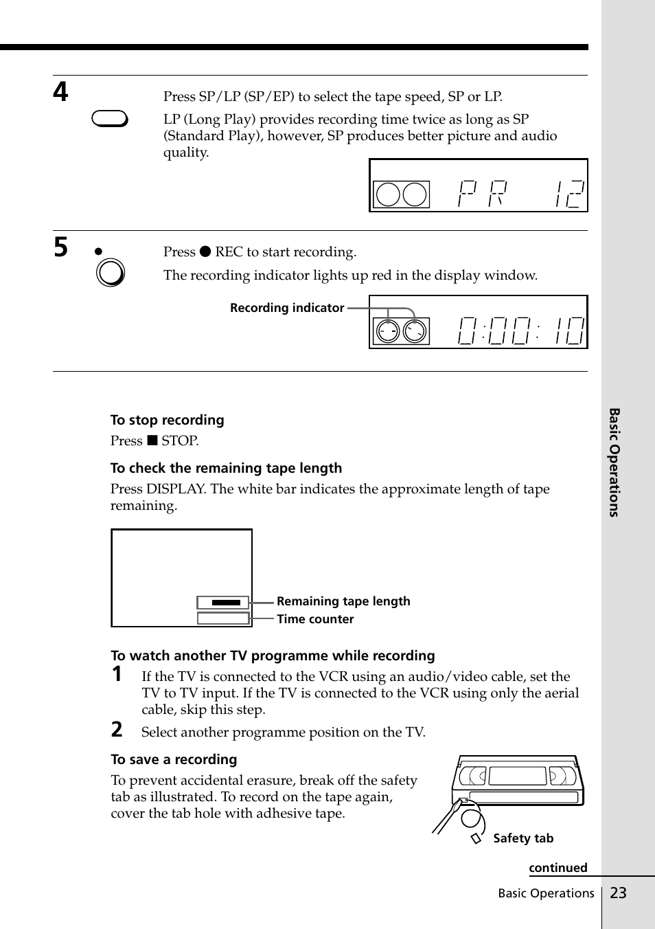 Sony SLV-ED25PS/TH User Manual | Page 23 / 53