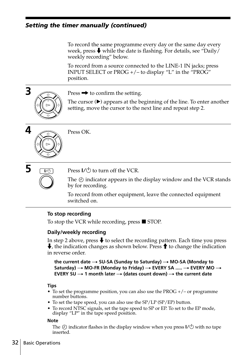 Sony SLV-ED25PS/TH User Manual | Page 32 / 53