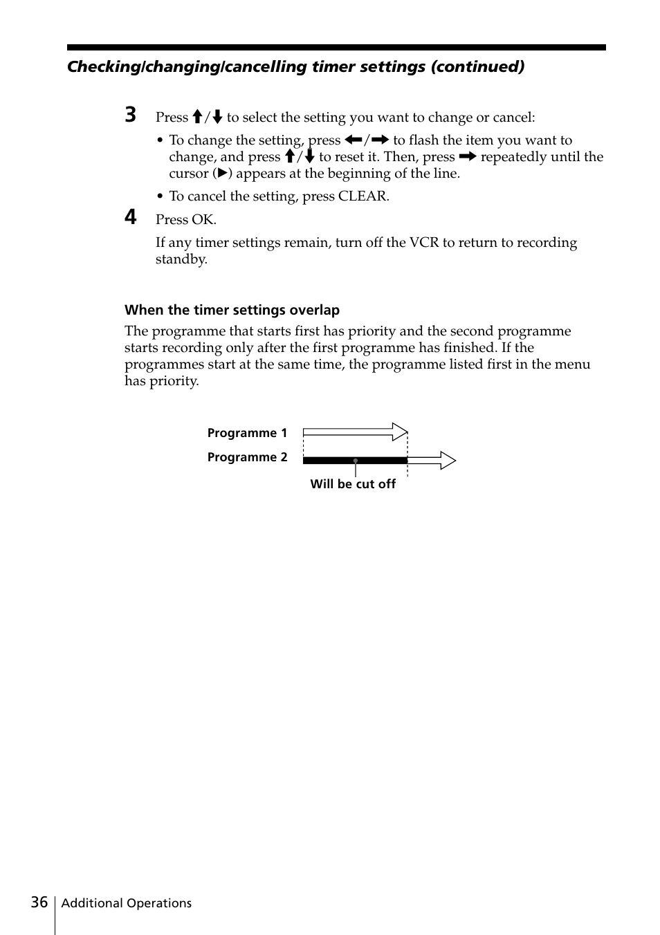 Sony SLV-ED25PS/TH User Manual | Page 36 / 53