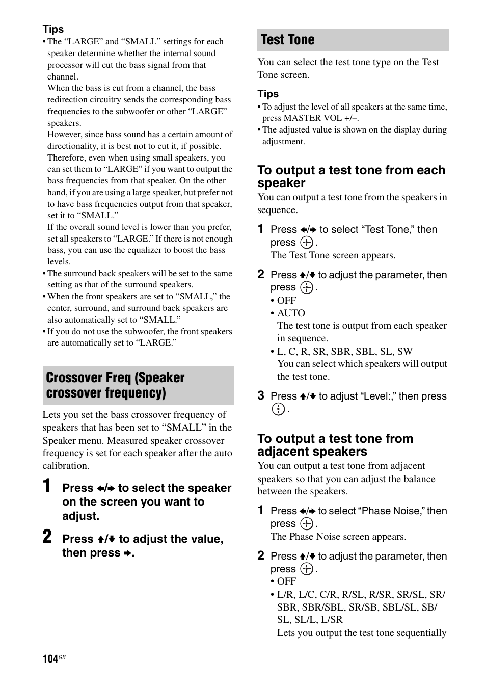 Sony 3-875-814-21(1) User Manual | Page 104 / 162