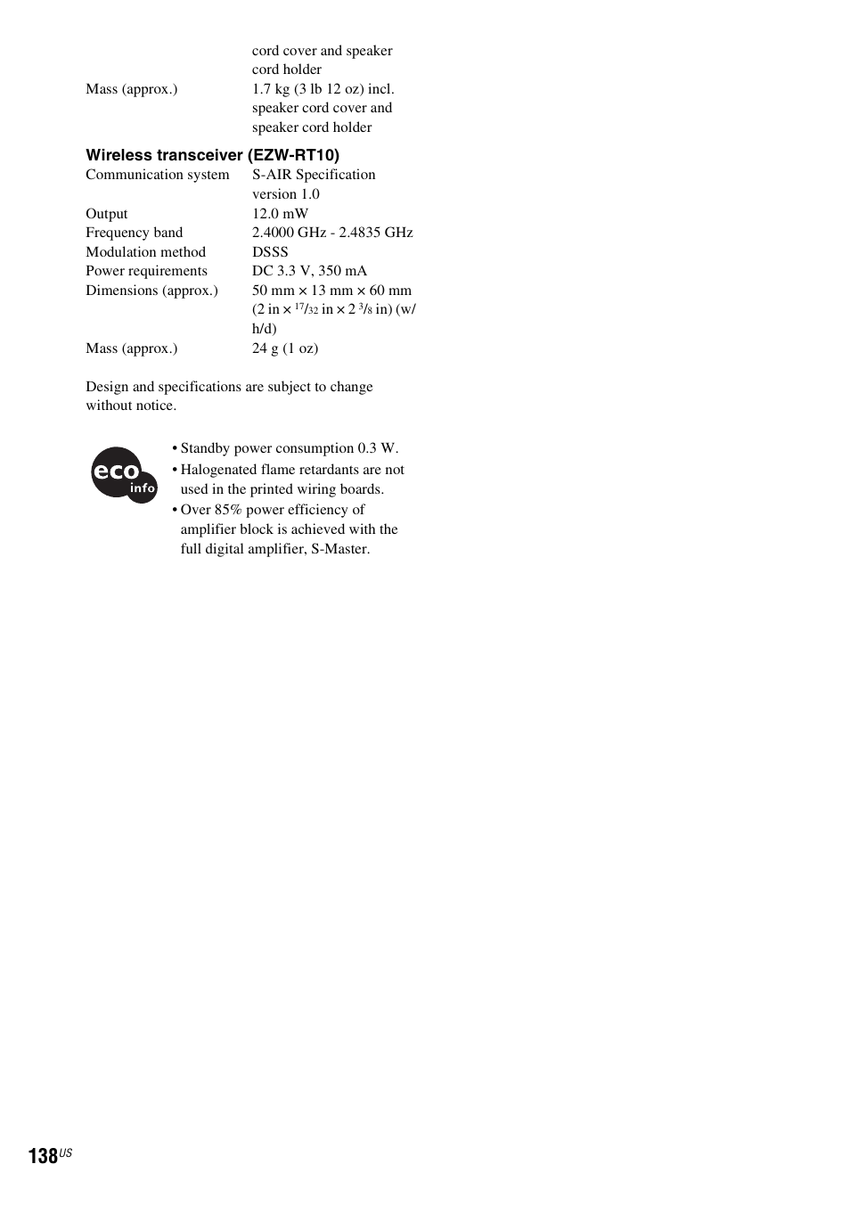 Sony BDV-IT1000ES User Manual | Page 138 / 155