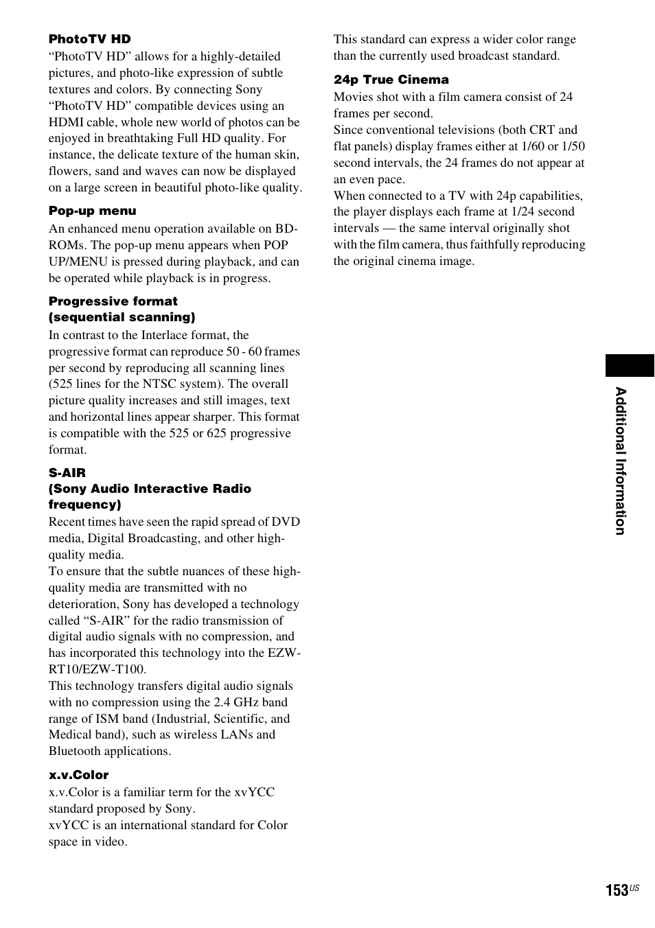 Sony BDV-IT1000ES User Manual | Page 153 / 155