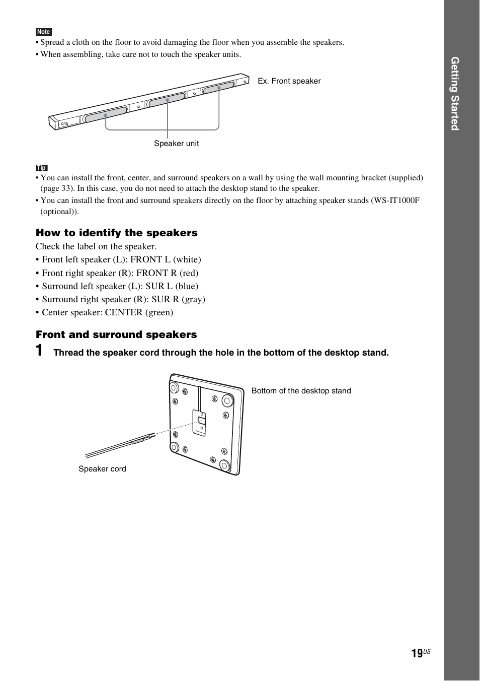 Sony BDV-IT1000ES User Manual | Page 19 / 155