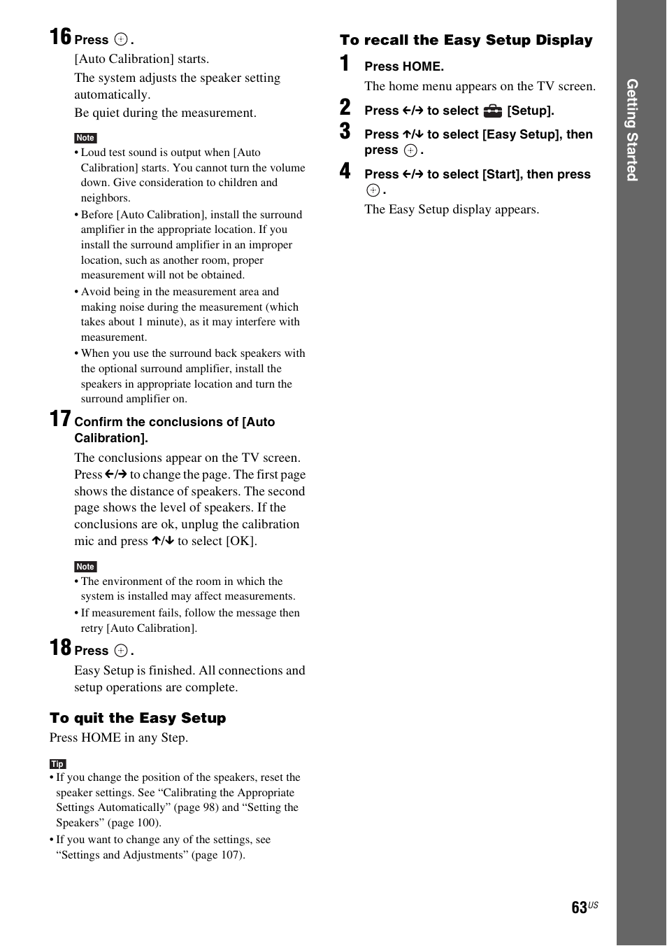 Sony BDV-IT1000ES User Manual | Page 63 / 155
