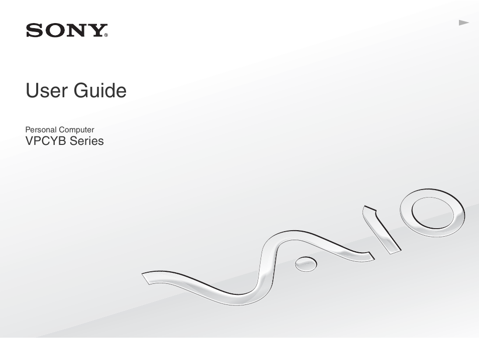 Sony VAIO VPCYB SERIES User Manual | 144 pages