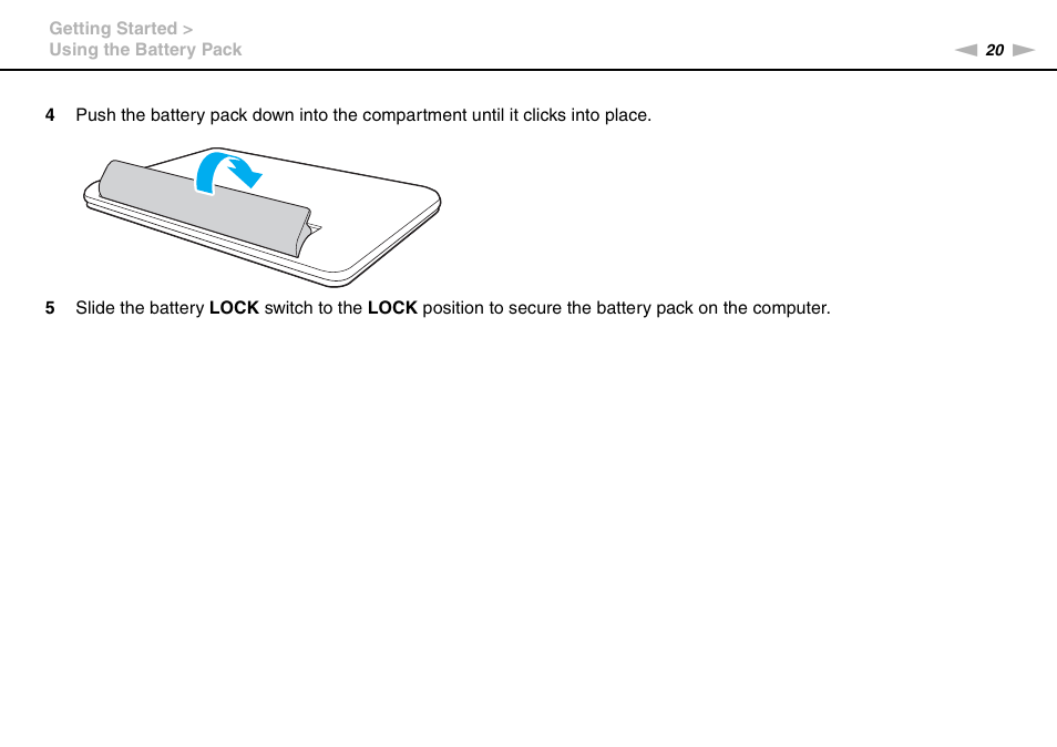 Sony VAIO VPCYB SERIES User Manual | Page 20 / 144