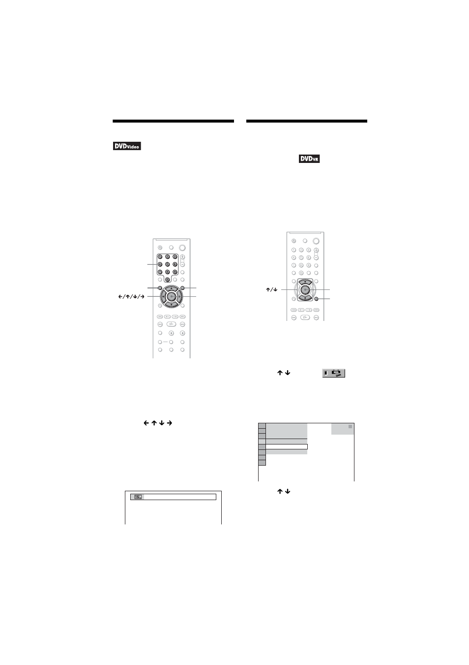 L1 - using the dvd’s menu, N (28, Using the dvd’s menu | Sony DVP-NS70H User Manual | Page 28 / 78