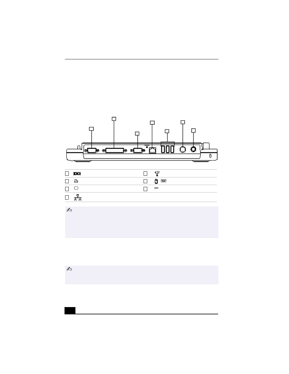 Connecting the port replicator | Sony FX150K User Manual | Page 64 / 136