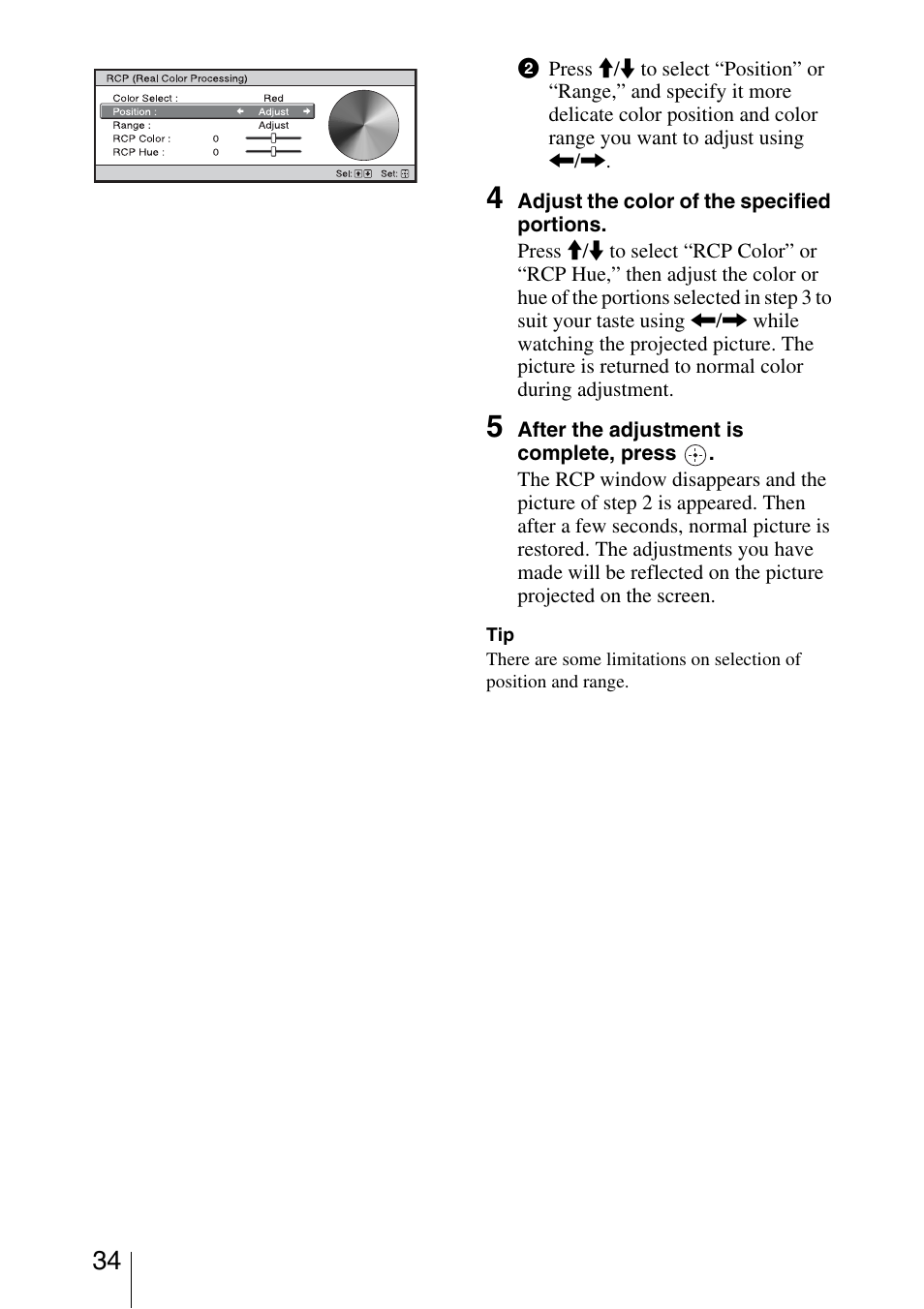 Sony VPL-AW10 User Manual | Page 34 / 76