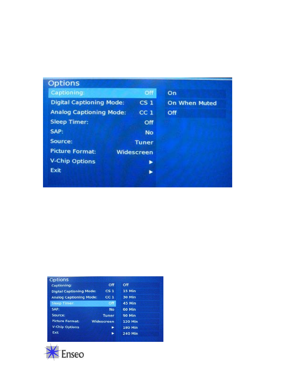 User menu | Sony ICS-SP30 User Manual | Page 16 / 20