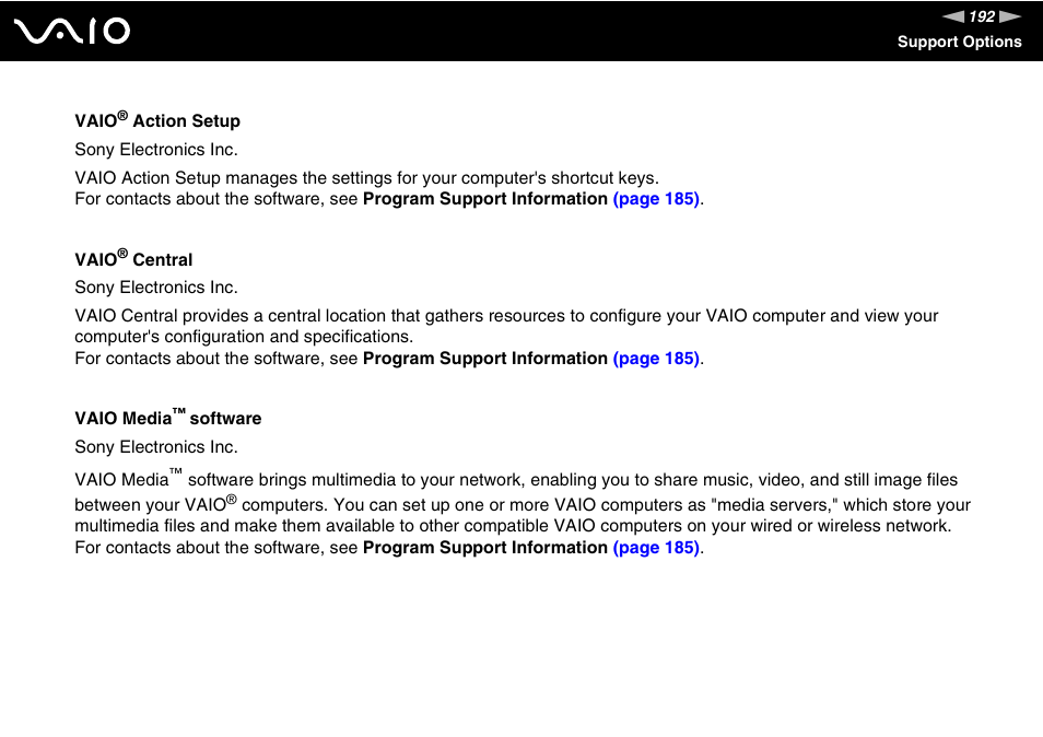 Sony VGN-TX700 User Manual | Page 192 / 195