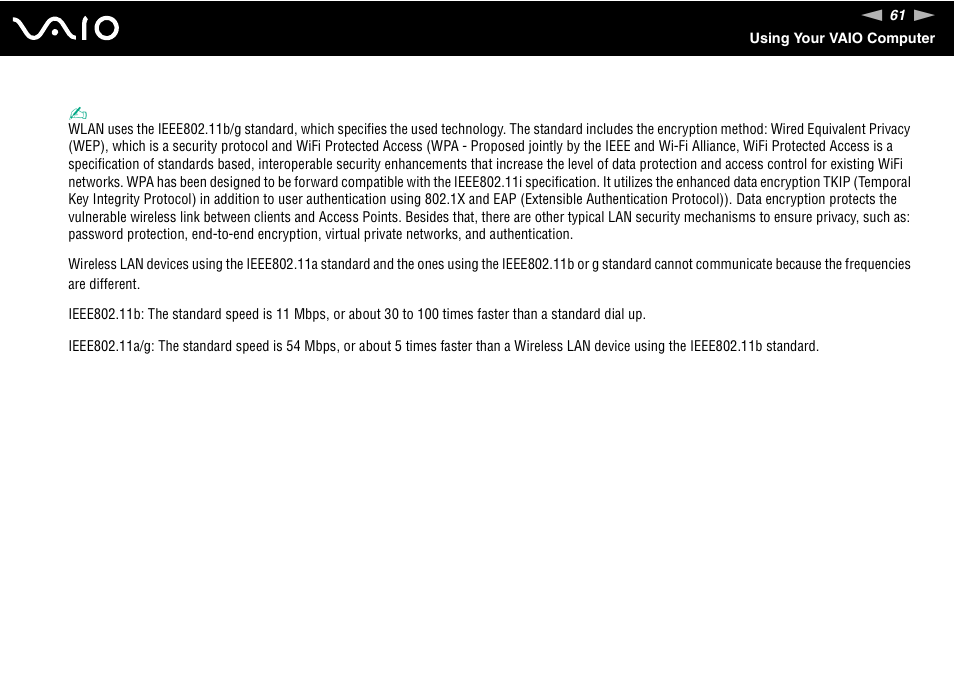 Sony VGN-TX700 User Manual | Page 61 / 195