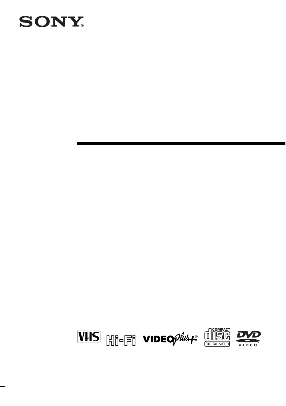 Sony SLV-D930 User Manual | 120 pages