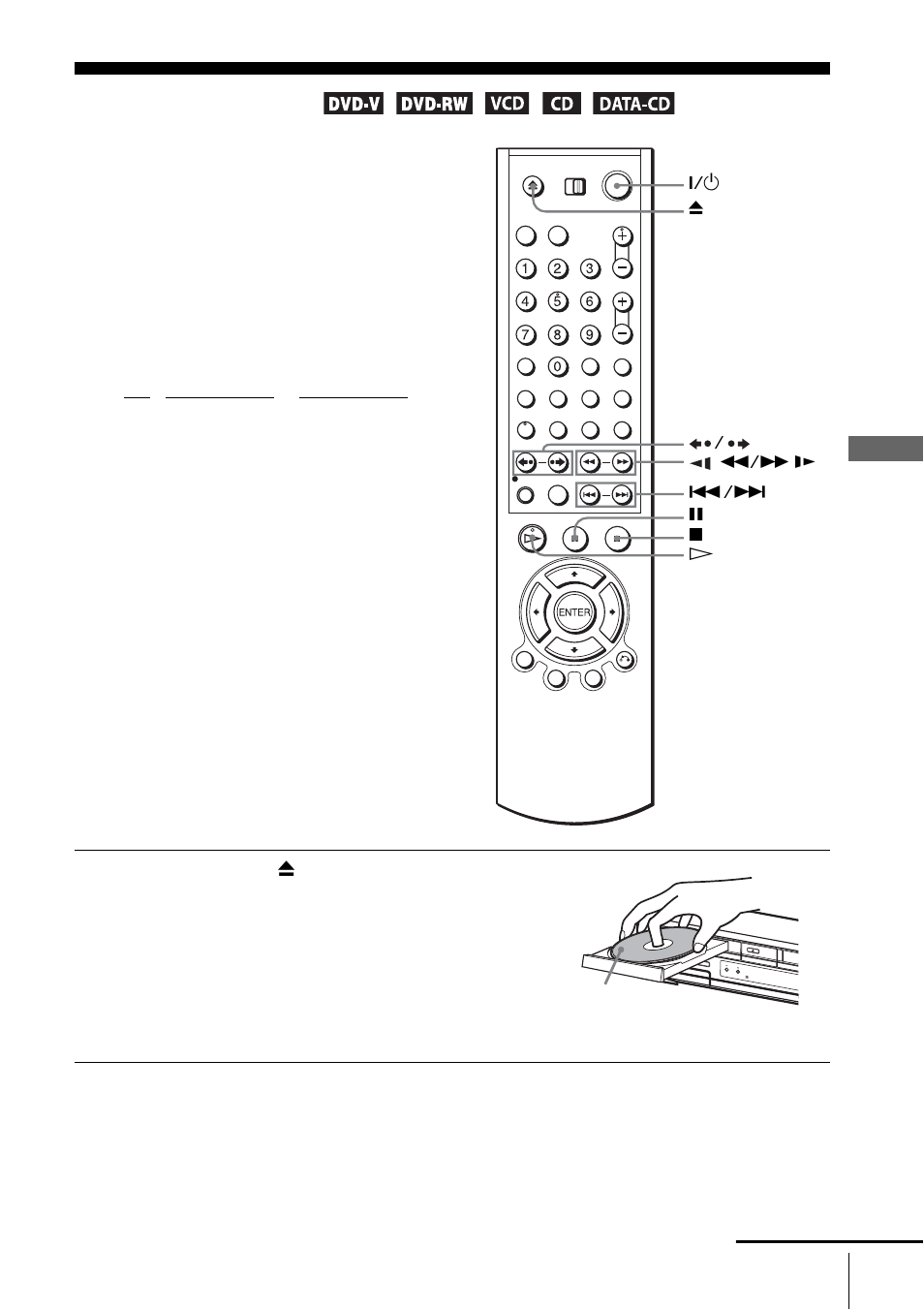 Basic operations, Playing discs | Sony SLV-D930 User Manual | Page 27 / 120