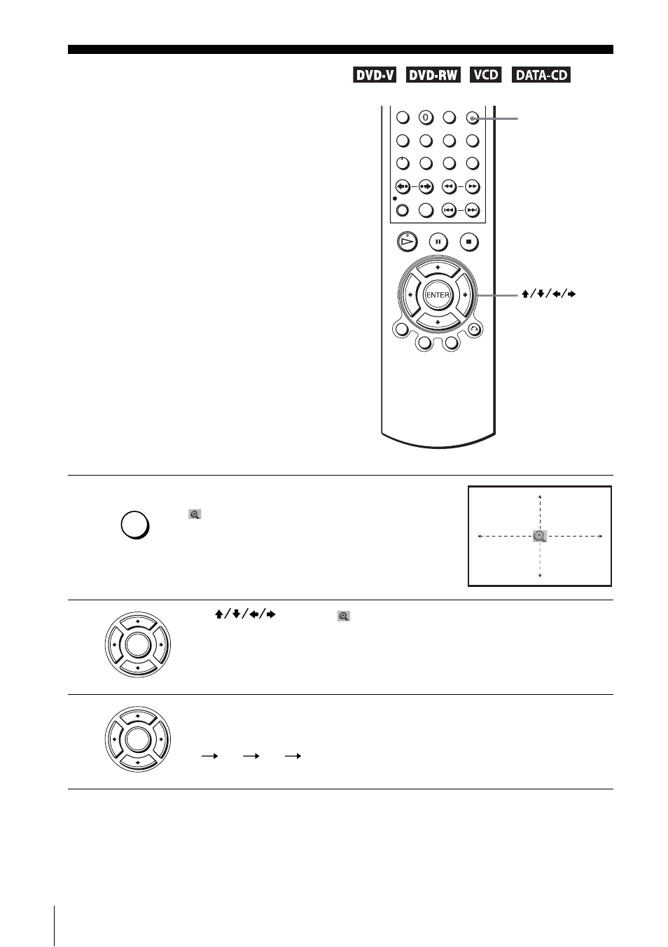 Zooming into a scene | Sony SLV-D930 User Manual | Page 68 / 120