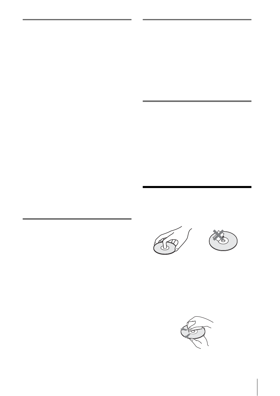 Notes about discs, Example of discs that the player cannot play | Sony SLV-D930 User Manual | Page 7 / 120