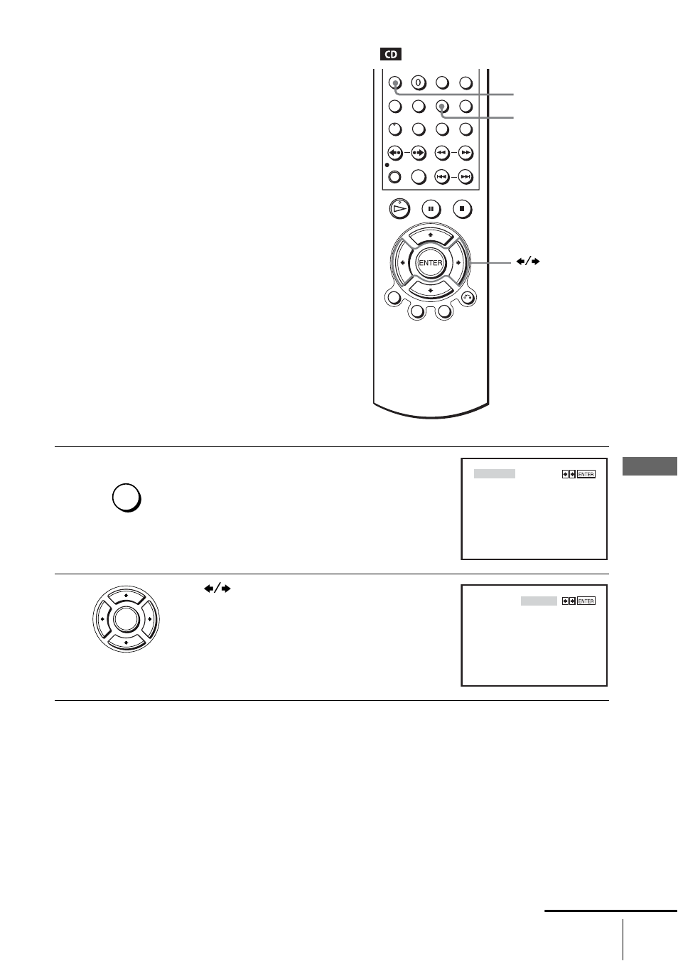 Playing in random order (shuffle play) | Sony SLV-D930 User Manual | Page 73 / 120