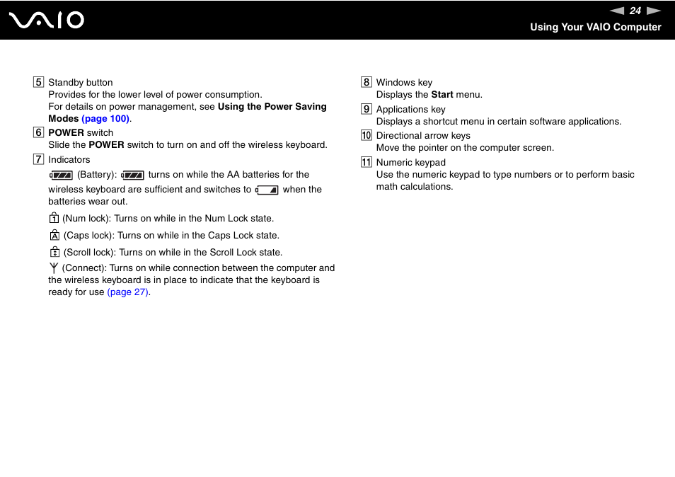 Sony VGC-LS30 User Manual | Page 24 / 171