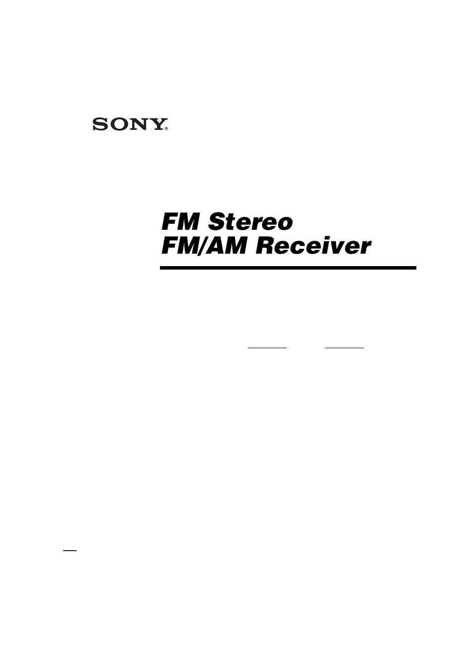 Sony STR-DA9000ES User Manual | 68 pages