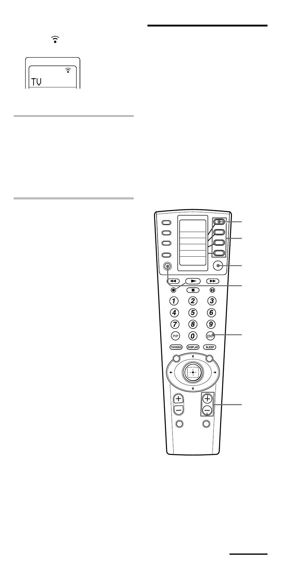 Finding a component code with the search function, Before starting the search function, See page 23 for details | Sony RM-VL1000 User Manual | Page 17 / 84