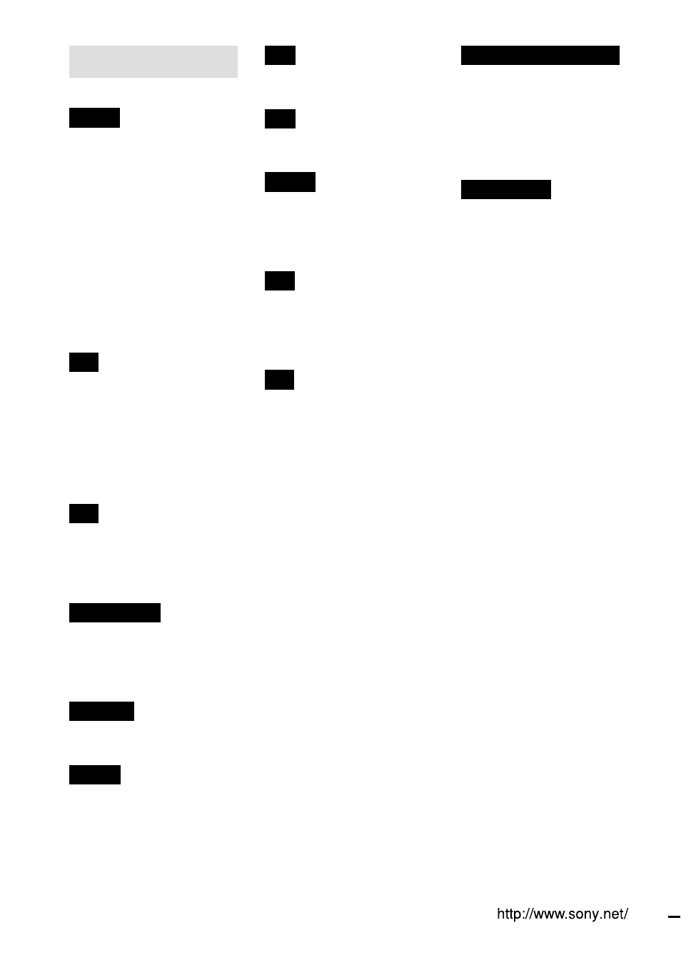 Index | Sony STR-DA4ES User Manual | Page 80 / 80