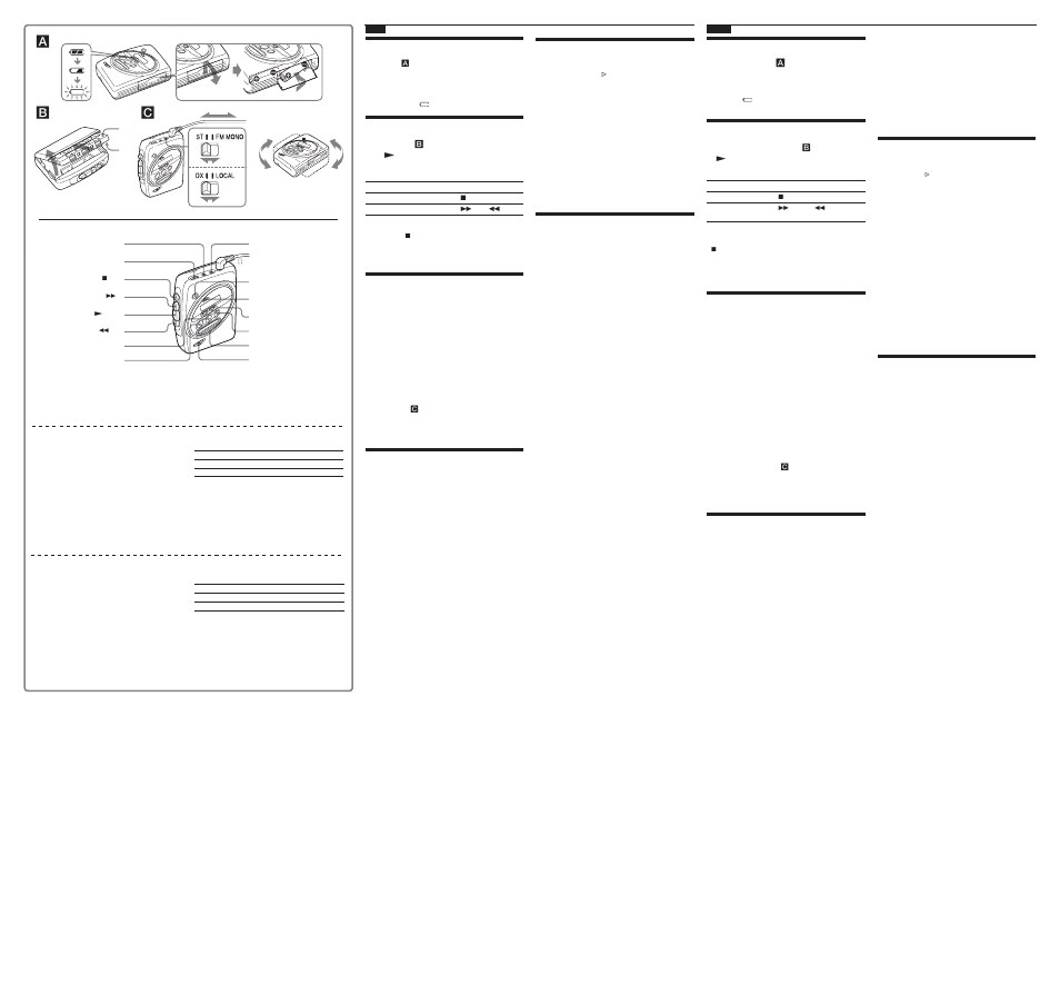 Sony WM-FX288 User Manual | Page 2 / 2