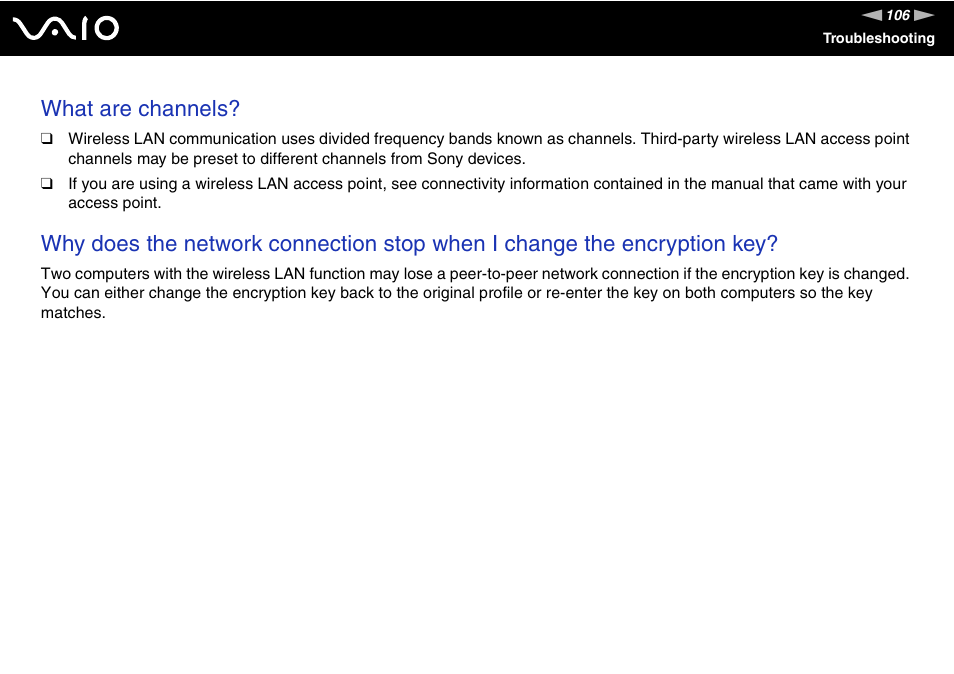 What are channels | Sony VAIO VGC-JS100 User Manual | Page 106 / 146
