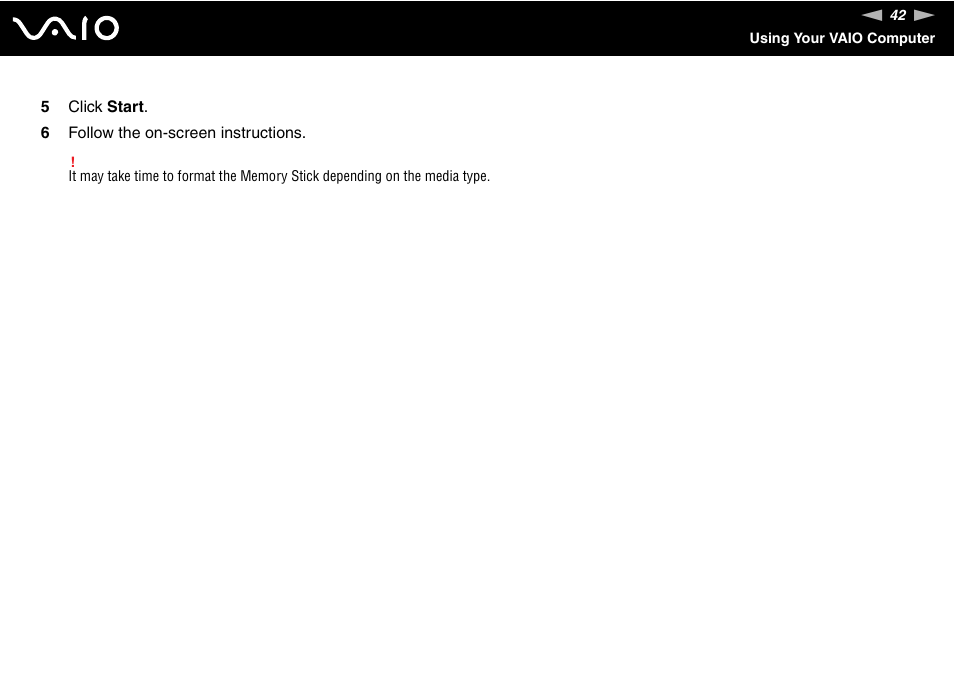 Sony VAIO VGC-JS100 User Manual | Page 42 / 146