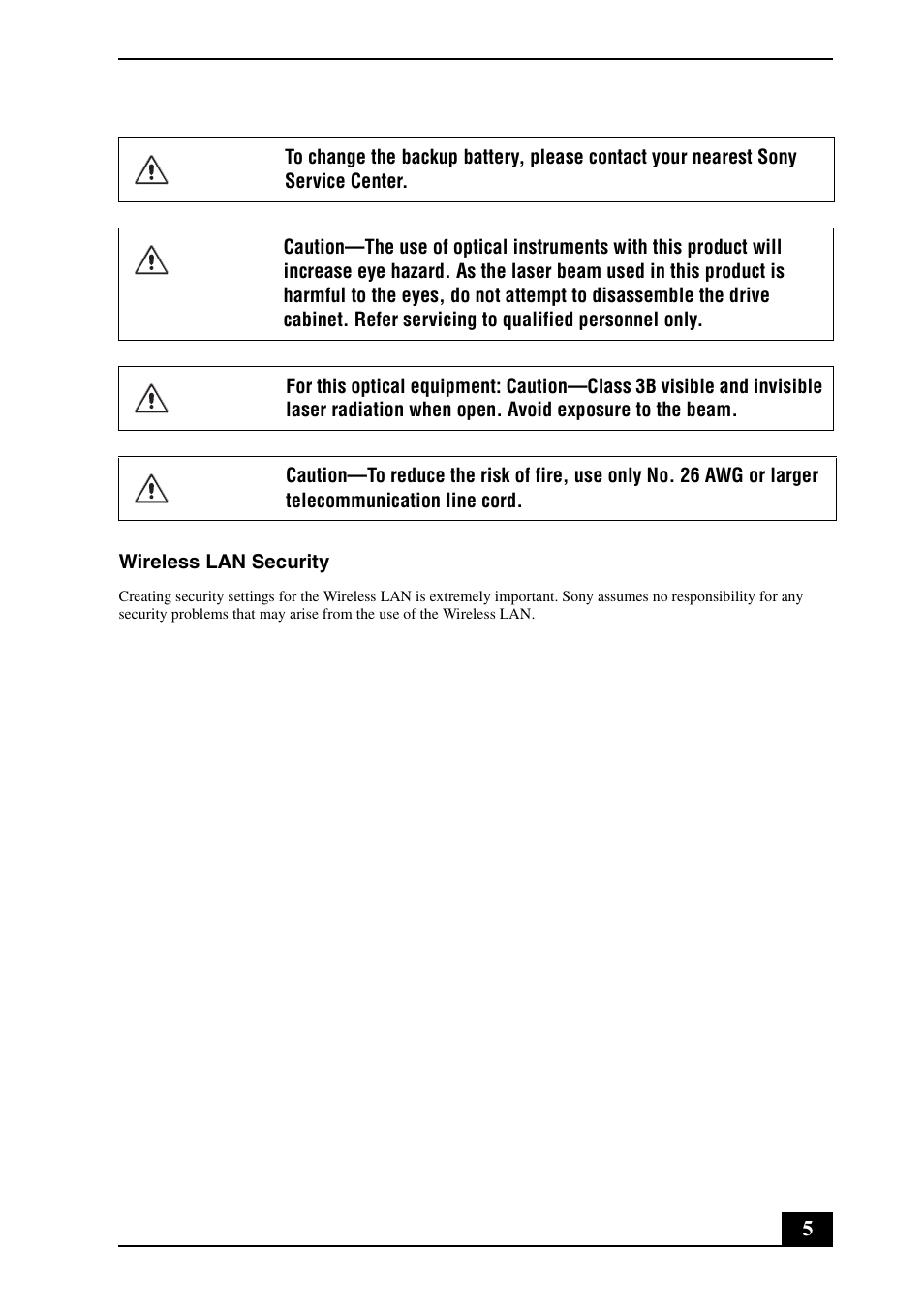 Sony VGN-FJ300 User Manual | Page 5 / 24