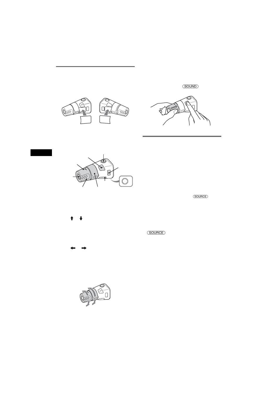 Satellite de commande rm-x4s, Raccordement d’appareils audio auxiliaires | Sony CDX-M7810 User Manual | Page 32 / 60