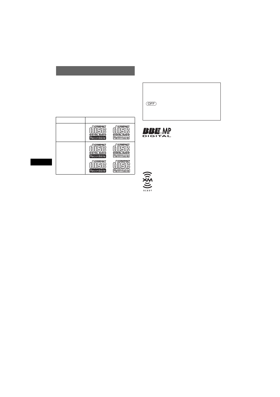 Bienvenido | Sony CDX-M7810 User Manual | Page 40 / 60