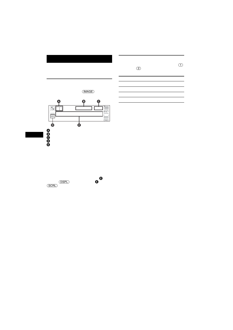Elementos de la pantalla, Reproducción repetida y aleatoria, Ep 8 | Sony CDX-M7810 User Manual | Page 46 / 60