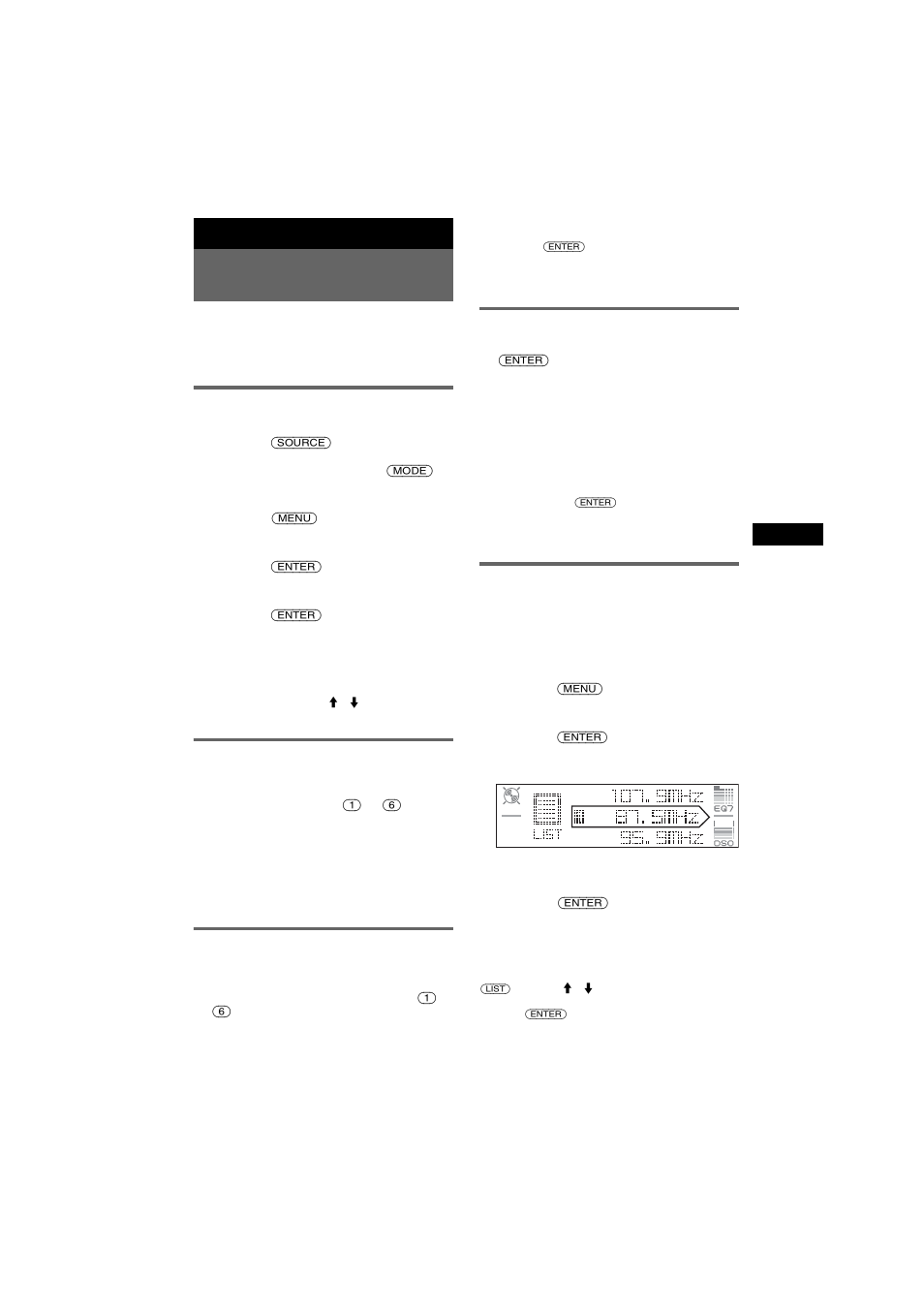 Radio, Almacenamiento y recepción de emisoras, Almacenamiento automático - btm | Almacenamiento manual, Recepción de las emisoras almacenadas, Sintonización automática, Radio almacenamiento y recepción de emisoras | Sony CDX-M7810 User Manual | Page 47 / 60