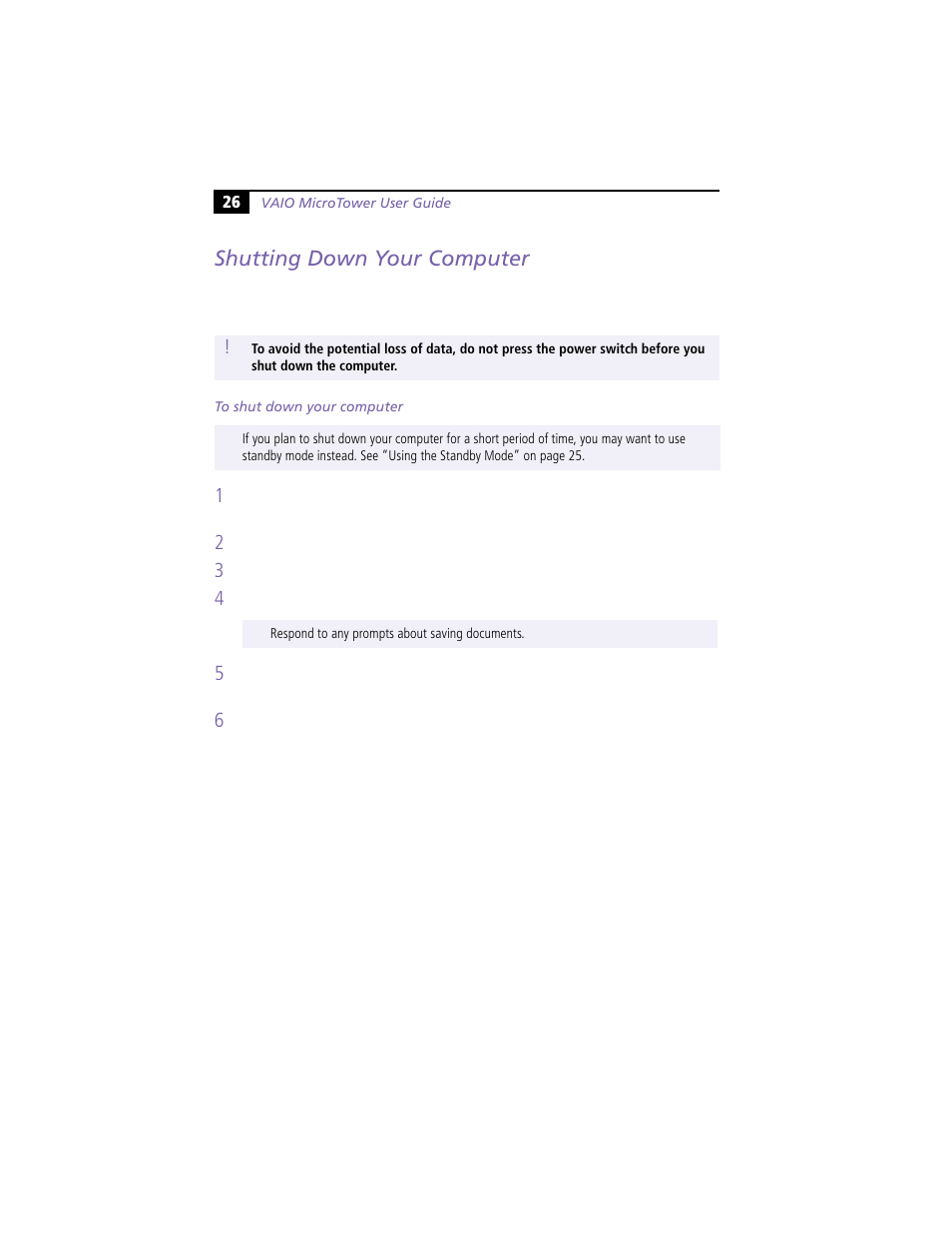 Shutting down your computer, Replacing the bottom panel | Sony VAIO MicroTower User Manual | Page 34 / 100