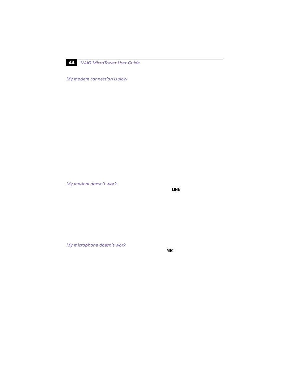 Sony VAIO MicroTower User Manual | Page 52 / 100
